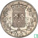 France 5 francs 1826 (W) - Image 1