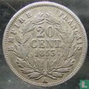 Frankrijk 20 centimes 1853 - Afbeelding 1