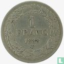 Belgique 1 franc 1838 (grande étoile) - Image 1