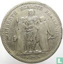 Frankrijk 5 francs 1849 (K) - Afbeelding 2