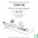 Tintin avec Milou et le canoë Caraco (L'Oreille cassée). - Image 3