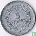 France 5 francs 1947 (aluminium - with B, 9 opened) - Image 1