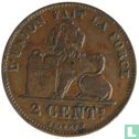 Belgique 2 centimes 1914 - Image 2