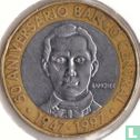 Dominican Republic 5 pesos 1997 "50th anniversary of Central Bank" - Image 2