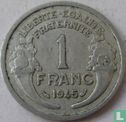 France 1 franc 1945 (without letter) - Image 1