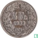 Zwitserland ½ franc 1909 - Afbeelding 1