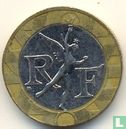 Frankreich 10 Franc 1992 (Wendeprägung) - Bild 2