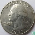 Verenigde Staten ¼ dollar 1977 (D) - Afbeelding 1