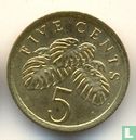 Singapour 5 cents 1990 - Image 2