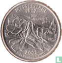 États-Unis ¼ dollar 2002 (P) "Mississippi" - Image 1