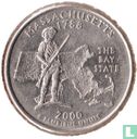 Verenigde Staten ¼ dollar 2000 (D) "Massachusetts" - Afbeelding 1