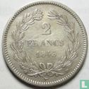 France 2 francs 1845 (BB) - Image 1