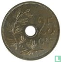 Belgique 25 centimes 1927 (FRA) - Image 2