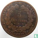 Frankrijk 5 centimes 1874 (K) - Afbeelding 2