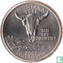 Verenigde Staten ¼ dollar 2007 (P) "Montana" - Afbeelding 1
