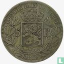 Belgique 5 francs 1852 - Image 1