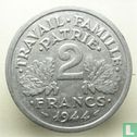 France 2 francs 1944 (B) - Image 1
