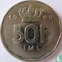 Luxemburg 50 francs 1989 (type 1) - Afbeelding 1