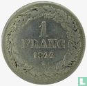 België 1 franc 1844 - Afbeelding 1