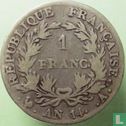 Frankrijk 1 franc AN 14 (A) - Afbeelding 1