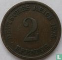 Duitse Rijk 2 pfennig 1875 (G) - Afbeelding 1