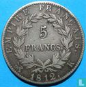 France 5 francs 1812 (K) - Image 1