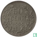 Belgique 50 centimes 1909 (FRA - TH. VINÇOTTE) - Image 1