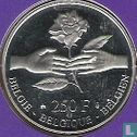 Belgium 250 francs 1999 (PROOF) "Marriage of Prince Philip and Princess Mathilde" - Image 2