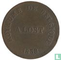 België 5 centimes 1838 Monnaie Fictive, Aalst - Image 1