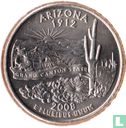 Vereinigte Staaten ¼ Dollar 2008 (D) "Arizona" - Bild 1