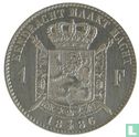 Belgium 1 franc 1886 (NLD - L. WIENER) - Image 1