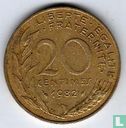 Frankrijk 20 centimes 1982 - Afbeelding 1