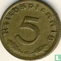 German Empire 5 reichspfennig 1938 (G) - Image 2