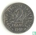 Frankrijk 2 francs 1981 - Afbeelding 1