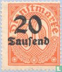 Service stamp with overprint - Image 1