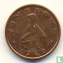 Zimbabwe 1 cent 1989 - Image 1