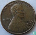 États-Unis 1 cent 1980 (D) - Image 1