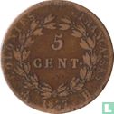 Franse koloniën 5 centimes 1827 - Afbeelding 1