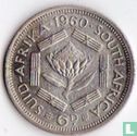 Afrique du Sud 6 pence 1960 - Image 1