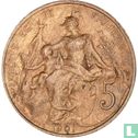 Frankrijk 5 centimes 1901 - Afbeelding 1
