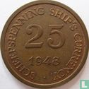 Boordgeld 25 cent 1948 Holland Amerika Lijn - Bild 1