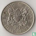 Kenia 50 cents 1977 - Afbeelding 1