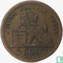 Belgien 2 Centimes 1833 (Kehrprägung) - Bild 2