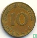 Germany 10 pfennig 1950 (G) - Image 2