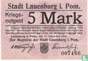 Ich Lauenburg Pommern 5 Mark - Bild 1
