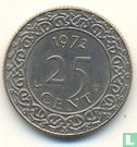 Suriname 25 cents 1972 - Afbeelding 1
