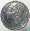 France 5 francs 1946 (C - aluminium) - Image 2