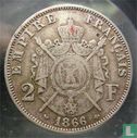France 2 francs 1866 (K) - Image 1