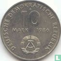 DDR 10 Mark 1986 "100th anniversary Birth of Ernst Thälmann" - Bild 1