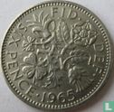 United Kingdom 6 pence 1965 - Image 1